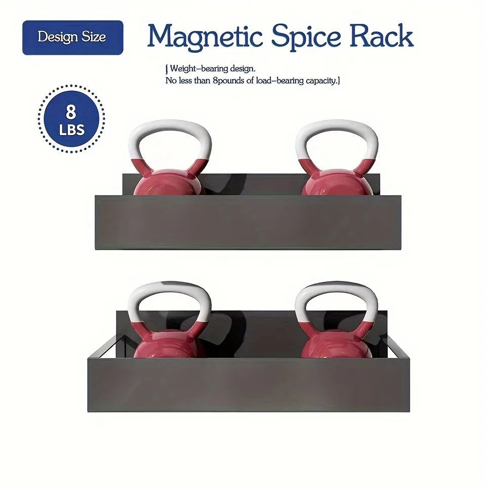 SnapShelf Duo – Magnetic Wall Storage
